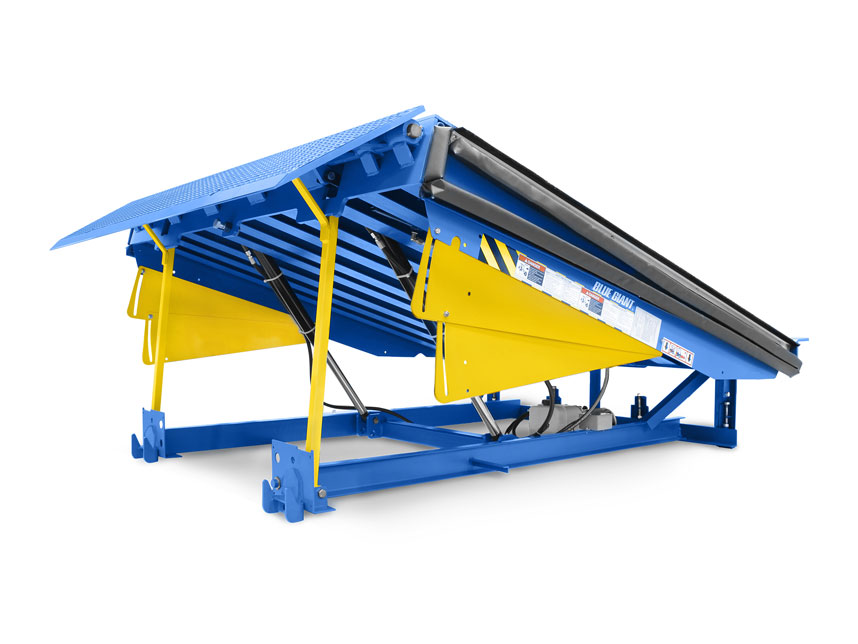 Blue Giant Next Generation Hydraulic Dock Leveler offers the highest quality safety and efficiency standards for facility operations